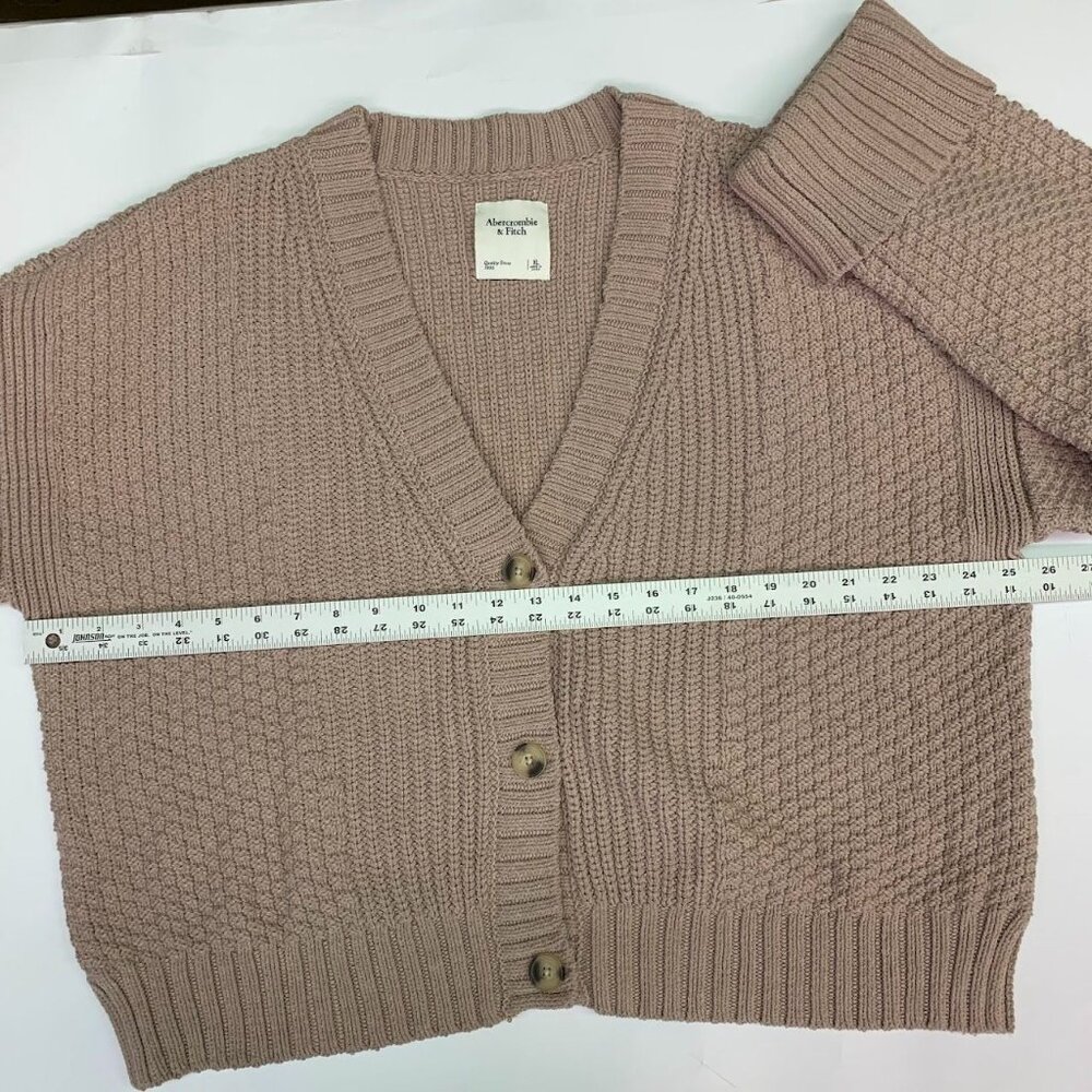 Abercrombie & Fitch Women's The A&F Cameron Seed Stitch Cardigan Size XL - Picture 10 of 12